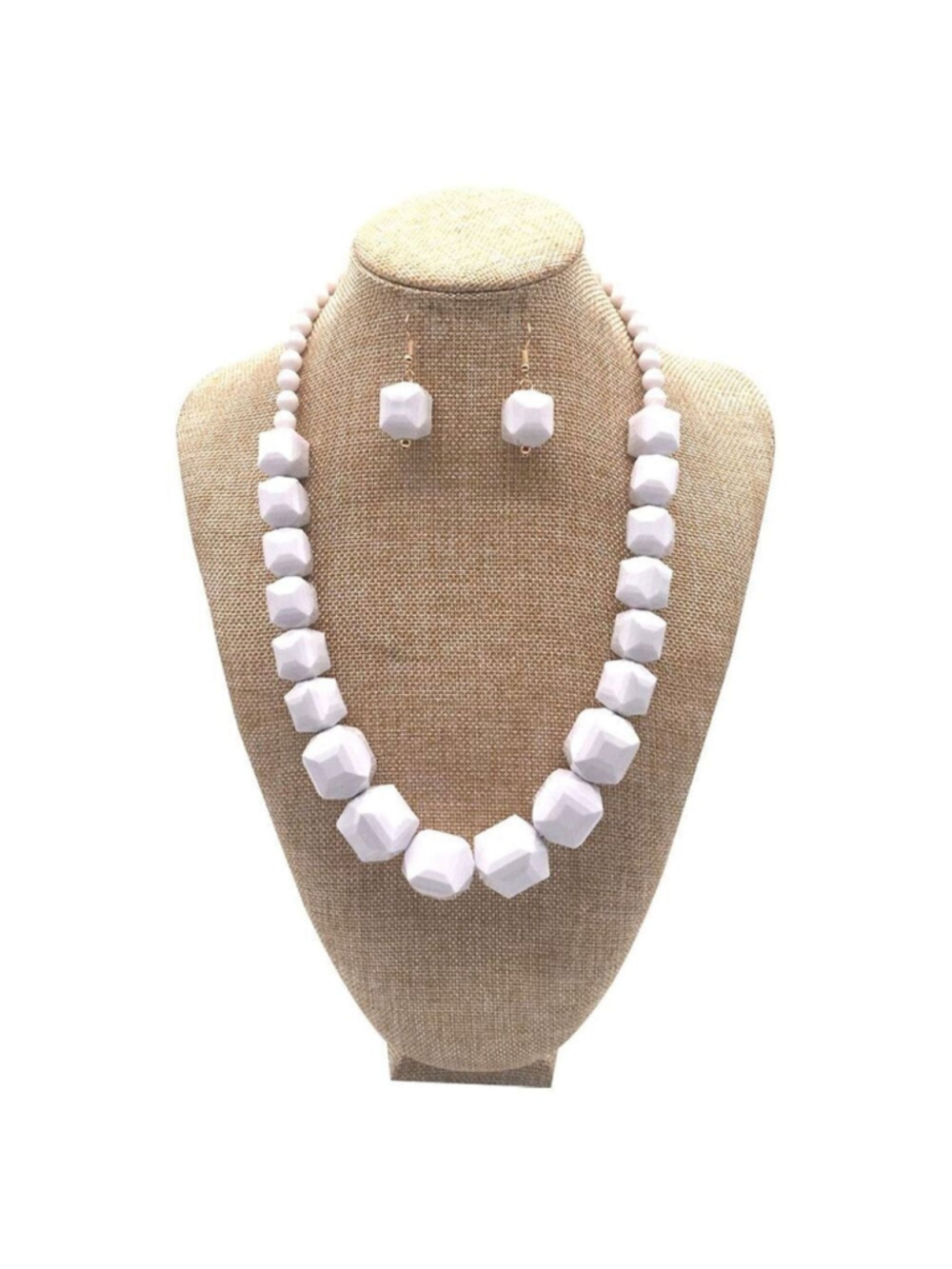 NEW Acrylic Beads Wilma Flintstones Strand Necklace Bracelet set